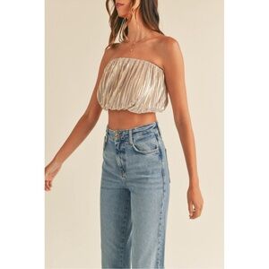 Chantal Tube Top in Gold